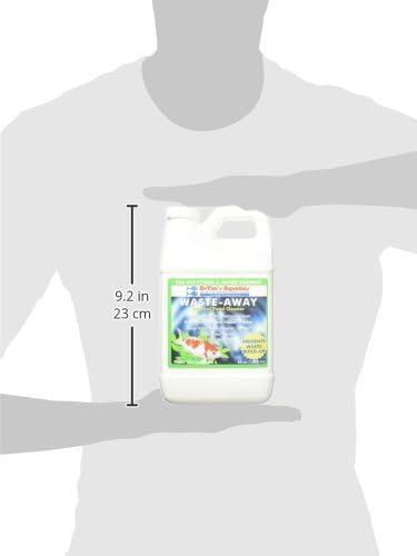 Dr. Tim’s Aquatics KOI-PURE Waste-Away Sludge Busting Bacteria – For Ponds, Water Gardens, Fish Tanks, Aquariums – Unclogs, Cleans Gravel Beds, Removes Hidden Wastes – 100% Natural – 64 Oz.