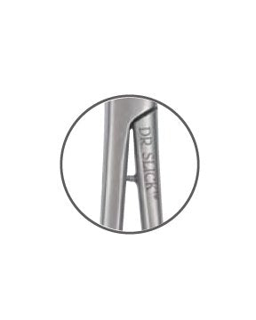 Dr. Slick Spring Creek Clamp, 5", Black, Curved