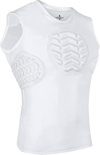 Youth Baseball Chest & Rib Protector, Sternum Rib Heart Guard | Softball Chest Protector Girls Youth, Padded Compression Baseball Undershirt for Kids - color: Chest and Rib Protector, size: Medium
