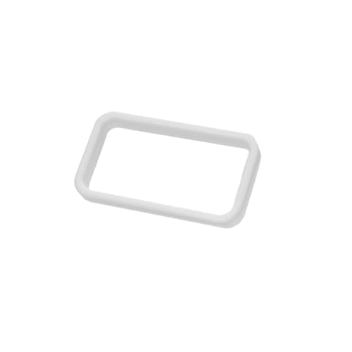 Fish Feeding Portals for Betta & Aquariums | Floating Food Rings & Breathing Windows (Rectangle) (White, Small) - color: White, size: Small