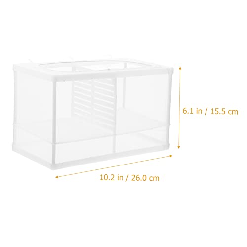 POPETPOP Fish Breeding Tank Cups Easy Install Aquarium Isolation Box for Hatching Betta and Guppy Fry Material for Rearing and