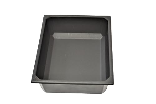 FR Black Plastic Storage Tub, 4.5"