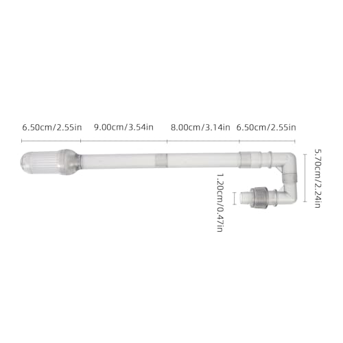 Fish Tank Filter Tube 12Mm Intake Outflow Hose Aquarium Water Pipe Replacement Plumbing Fittings Durable Aquarium Canister Filter Accessory