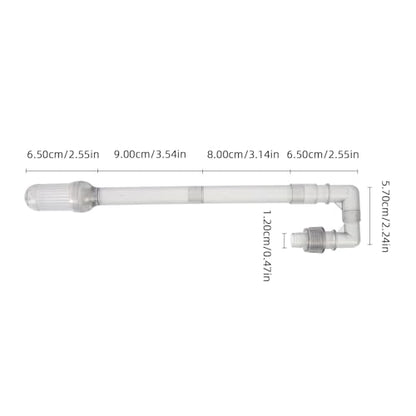 Fish Tank Filter Tube 12Mm Intake Outflow Hose Aquarium Water Pipe Replacement Plumbing Fittings Durable Aquarium Canister Filter Accessory