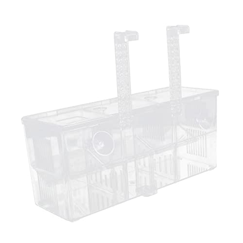 Yardwe Hanging Type Fish Breeding Box Aquarium Isolation Container for Fry Shrimp Incubator with Easy Installation Environment for Increased Fertility Sturdy