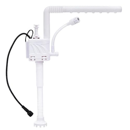 Fish Tank Pump Replacement: Aquarium Accessories Small Ultra Silent Water Pump, ONLY Compatible with 2-Gallon URUQ Beta Fish Aquariums White (ASIN: B0DG8HPRX5, B0DG8G72V4) - color: White