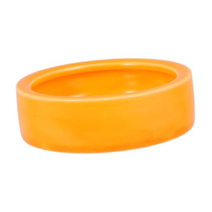 SUPVOX Floating Feeder Bowl Ceramic Food Dish for Reptiles Fish Small Pets -Escape