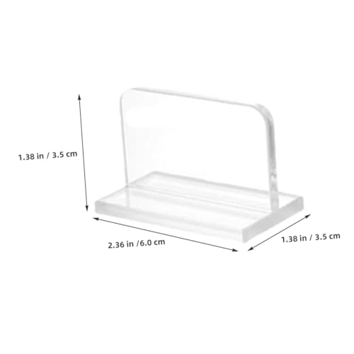 VOSAREA 6pcs Acrylic Replacement Handles for Fish Tank Lids Easy to Install Aquarium Cover Accessories for Safe Use and Performance