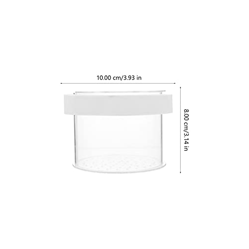 Floating Fish Box Acrylic Aquarium Fish Breeding Box Guppies Hatching Incubator for Hatchery 10X10X8CM