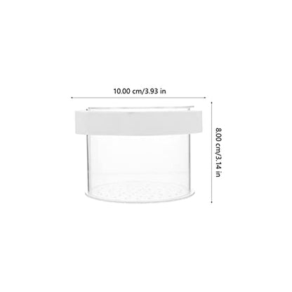 Floating Fish Box Acrylic Aquarium Fish Breeding Box Guppies Hatching Incubator for Hatchery 10X10X8CM