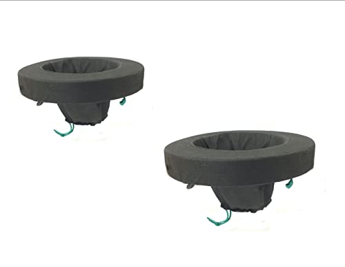 PondH2o 10" Round Floating Aquatic Water Garden Pond Planter Baskets, 2 Pack, Floatable Aquatic Water Garden Pond Plant Flower Islands for Ponds and Water Features | Value Multi-Pack
