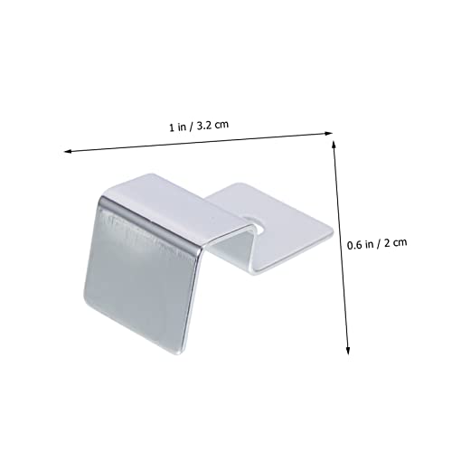 BESPORTBLE 4pcs Stainless Steel Fish Tank Lid Holders Easy Install Aquarium Glass Cover Racks Support for Thick Glass Fish Tank Accessories