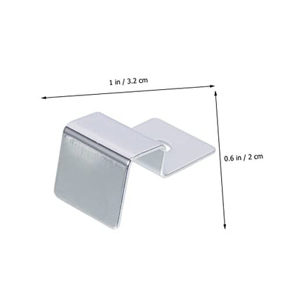 BESPORTBLE 4pcs Stainless Steel Fish Tank Lid Holders Easy Install Aquarium Glass Cover Racks Support for Thick Glass Fish Tank Accessories