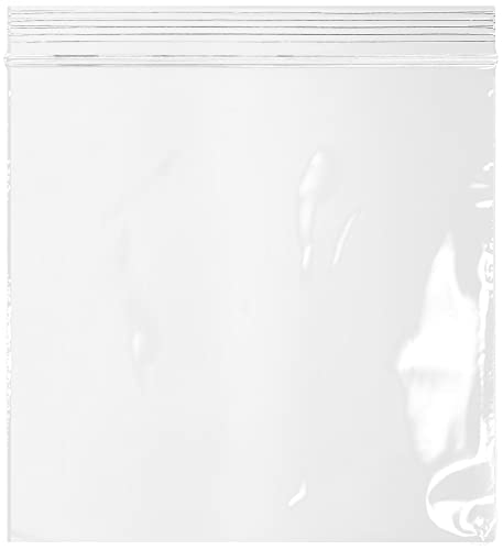 GPI - 1000 Count 7" X 9" Zip Bags, Heavy-Duty 4 Mil Thick, Clear Reclosable Zipper Poly Baggies With Resealable Zip Top Lock For Storage & Packaging, Food, Tools, Sharp Objects, etc. - size: 7" x 9"