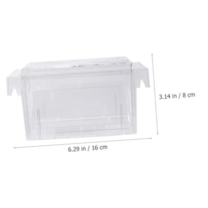 Breeding Box Acrylic Aquarium Fish Tank Isolation Breeder Box Fish Hatching Tank for Betta and Guppy Fry Rearing