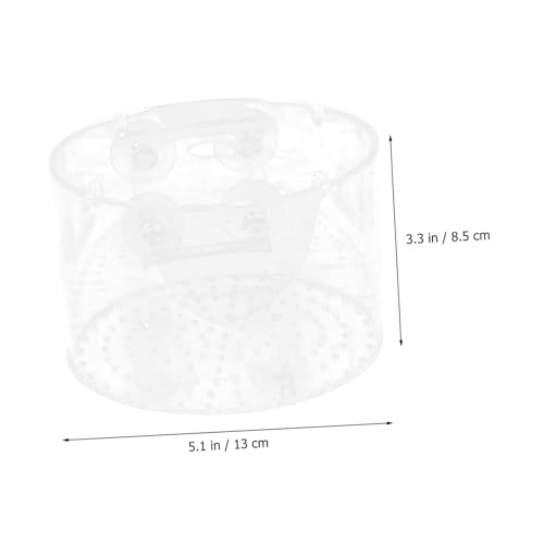 balacoo Fish Breeding Box Floating Cover Isolation Tank for Fry Aquarium Nursery Transparent Design Prevents Predation Safe for Fish Breeding
