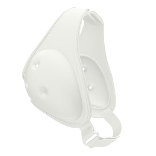 Snapdown Wrestling Headgear, Soft Adjustable Ear Guard for Adults and Youth, MMA and BJJ, One Size - color: White