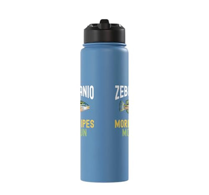 Zebra Daino Fish Lover Freshwater Aquarium Fish Stainless Steel Insulated Water Bottle