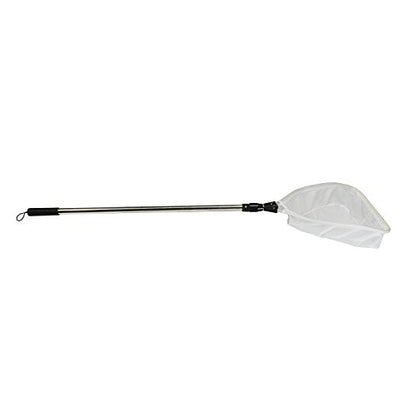 Aquascape Heavy-Duty Pond Skimmer Net with Extendable Handle, Durable Fine Mesh for Debris Removal, 36 to 69-Inch Adjustable Length, 98562