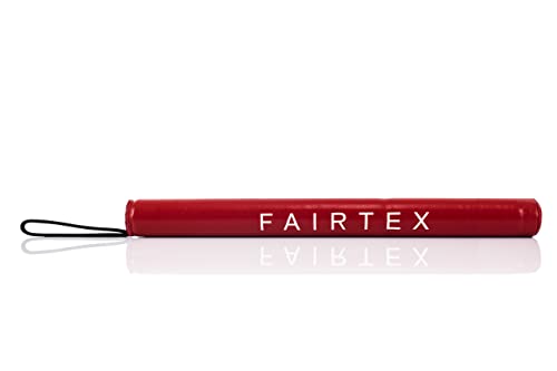Fairtex BXS1 Leather Boxing Sticks, Muay Thai MMA Striking Accuracy Targets | Premium genuine leather body with lightweight core. Sleek durable design enhances coach control during precision speed drills - color: Red