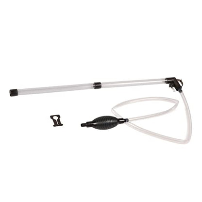 Manual Aquarium Water Changer, Fish Tank Siphon Gravel Vacuum Cleaner for Freshwater Saltwater Tanks, Gravity - Powered Water Changing and Sand Cleaning Kit with PVC Hose and