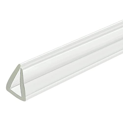 uxcell U Channel Edge Trim, 4.9ft Length Soft Rubber Guard Seal Strip Edge Protector Fit for 6-7mm Edge, (19/32" W x 25/64" H) Clear - size: 19/32"x 25/64"x 4.9ft