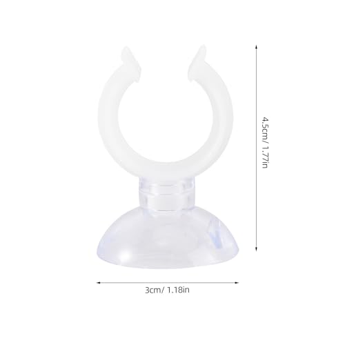 6 Pack Candle Holder Clamps Window Candle Suction Cups Clamp for Christmas New Year Valentines Day Celebration (20mm)