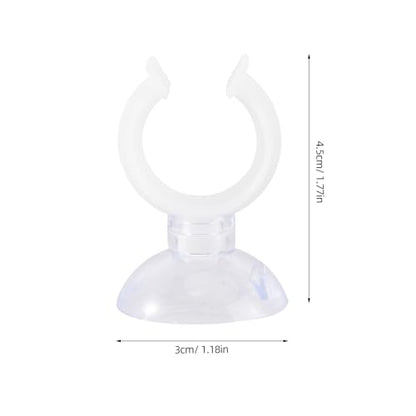 6 Pack Candle Holder Clamps Window Candle Suction Cups Clamp for Christmas New Year Valentines Day Celebration (20mm)