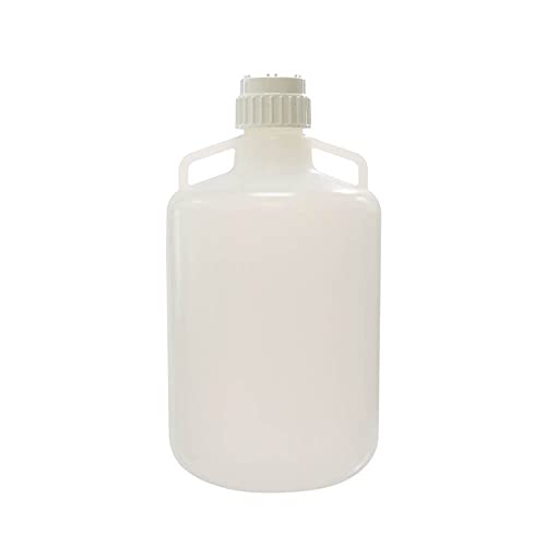 20L (5 Gallons) Round Carboys with Handles,Molded Graduations, Autoclavable PP Material, Heavy Duty Water Can, Lab, Home, Travel Liquid Storage, LVAA002 - style: 20L