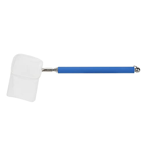 Yosoo Adjustable Mini Fishing Net Aquarium Shrimp Net Fish 20-57.5cm Expandable Pole with Metal Hook for Small Fish Shrimp and Tank - color: Blue, size: Fangwang