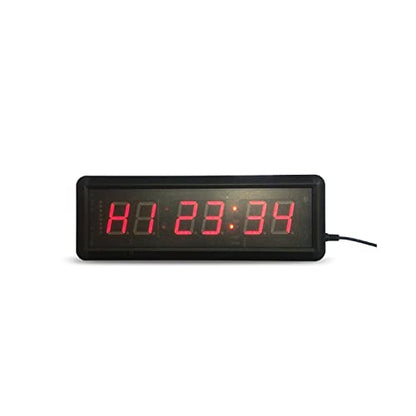Interval Timer LED Countdown Timer is Beautiful and l Digital Gym/Sports Fitness Boxing Training Swimming Running Timer HIT6-1.5(6R) Gym Clock Timer