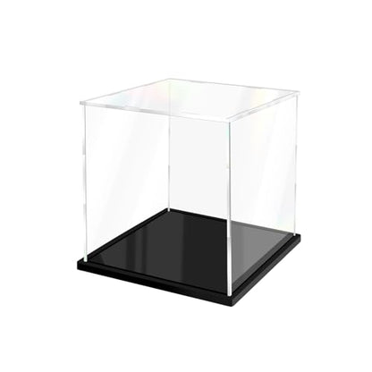 Acrylic Display Case for Lego Collectibles, Clear Glass Box 9x9x9in - size: 9 x 9 x 9 inches
