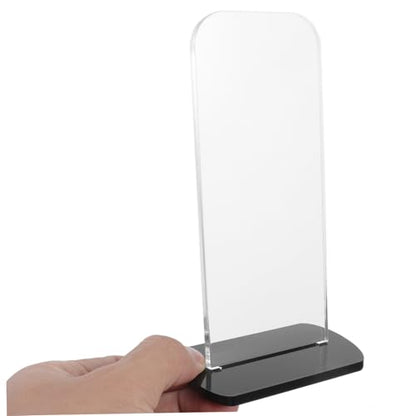 Healifty Glove Display Stand Acrylic Rack for Boxing Gloves Baseball Storage Home/ Office Accessory Easy Assembly Disassembly - color: Black