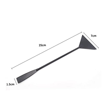 GANAZONO Fish Tank Drainage Grass Removal Stainless Steel Flat Sand Shovel Aquarium Cleaning Tool Plant Shovel Aquatic Maintenance