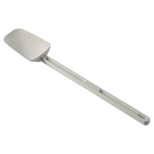 Rubbermaid Commercial Products Cold Temperature Spoon Spatula, Dishwasher Safe, 16.5 Inch, White, Clean-Rest Design, for Resturant/Home Cooking/Baking - size: 16.5 Inch, style: Spoon Spatula