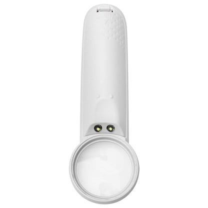 Othmro 1Pcs 15X Handheld Magnifier Lens, Small Magnifying Glass, Diameter 1.46inch White Round Page Magnifying Lens with Plastic Handle for Small Prints Book Magazines Newspaper Reading - color: 15x 35mm