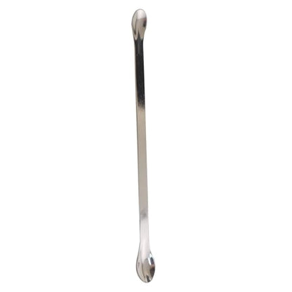 4PCS 2 in 1 Laboratory Spatula 7.87 Inch Stainless Steel Dual Head Mixing Sampling Tool Suitable for Chemical Testing Experiments Science School