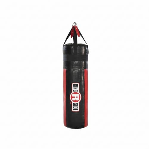 Ringside Apex 100 lb Filled Heavy Bag for Boxing, MMA & Kickboxing - color: Red / Black