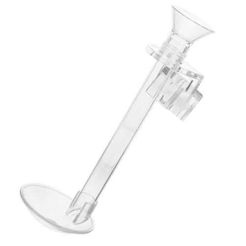 Abaodam 1Set Fish Tank Acrylic Shrimp Feeder Gadget with Cleaning Brush Transparent Design for Easy Viewing Suitable for Aquarium Convenient Installation