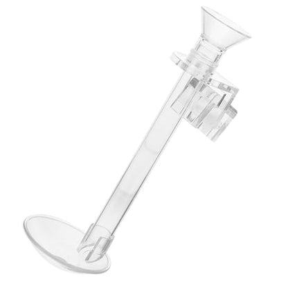 Abaodam 1Set Fish Tank Acrylic Shrimp Feeder Gadget with Cleaning Brush Transparent Design for Easy Viewing Suitable for Aquarium Convenient Installation