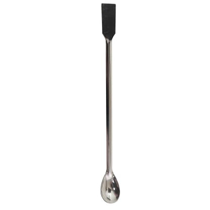 4PCS 2 in 1 Laboratory Spatula 7.87 Inch Stainless Steel Dual Head Mixing Sampling Tool Suitable for Chemical Testing Experiments Science School