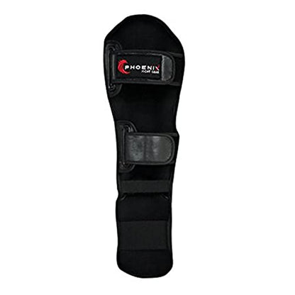 Flight Shin Guards, Extra Padding - color: Black, size: X-Large