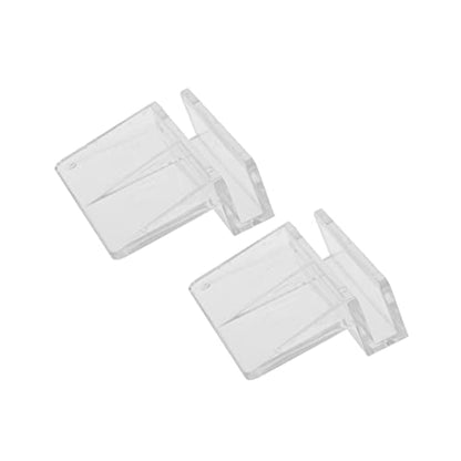 Mikikit 10Pcs Plastic Aquarium Bracket for Fish Tank Covers Support Frame for Home Aquariums for Fish and Pets