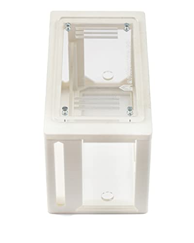 Anthouse.ES - 3D Aquarium-Style Natural Ant Farm - Sand Ant Farm - Complete Kit with Sand and Accessories - Starter Model 20x10x10 cm - Grey Color