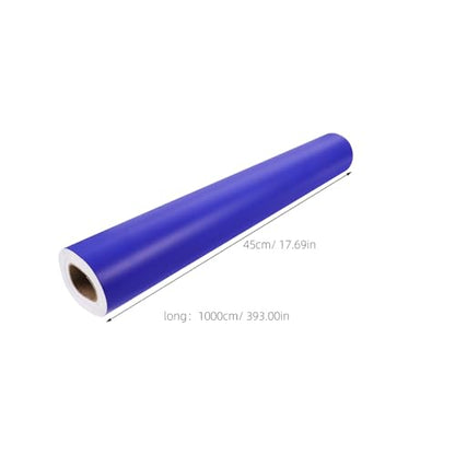 Aquarium Background Sticker Self-Adhesive Fish Tank Wallpaper Blue 45cm Height 10m Roll Underwater Scenery Decor for Fish Tank Aquatic Pets