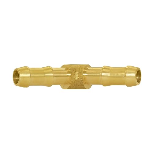 Hose Barb Fitting 5/16" Barbed Fitting 3 Way Y Shaped Union Brass Fitting - size: 5/16" (Double Barb)