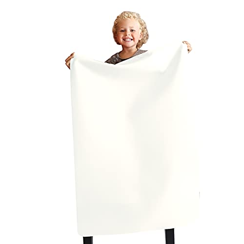 MonsterMat 36x24 Inch Extra Large Silicone Table Protector Craft Mat for Painting, Clay, Projects, Arts and Crafts, Soldering and Resin. Easy Clean Up and Storage. Largest Mat Available. (White) - color: White