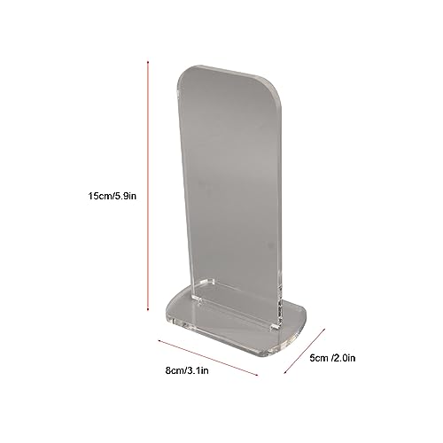 Glove Stand for Boxing, 2Pcs Acrylic Boxing Glove Stand Vertical Boxing Glove Display Stand Acrylic Gloves Holder for Boxing Collectors (Transparent) - color: Transparent