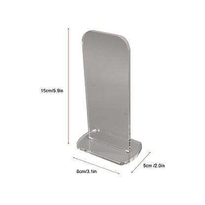 Glove Stand for Boxing, 2Pcs Acrylic Boxing Glove Stand Vertical Boxing Glove Display Stand Acrylic Gloves Holder for Boxing Collectors (Transparent) - color: Transparent