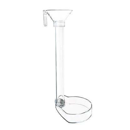 1 Set Aquarium Acrylic Feeding Tube Bowl Aquarium Shrimp Fishtank Acrylic Feeding Tools Anti-Drift Feeding Feeder, 22cm